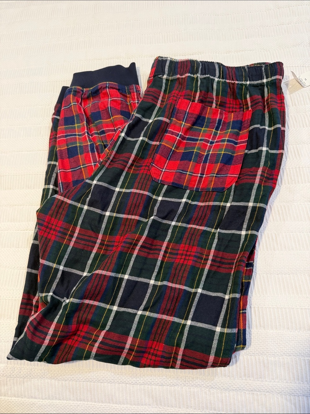 NWT Gap Plaid Flannel Lounge Pants - Red, Green and Blue Tartan Plaid